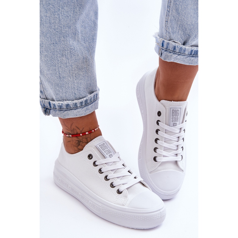 Baskets Plateforme Femme Big Star LL274A177 Blanc 2