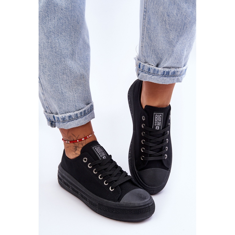 Baskets à plateforme Big Star pour femmes LL274A176 Noir 1