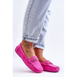 Mocassins classiques en daim pour femmes Rose Corinell 7