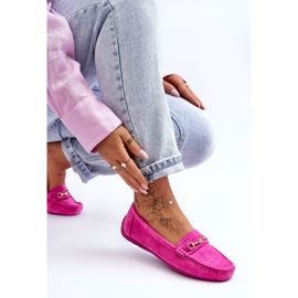 Mocassins classiques en daim pour femmes Rose Corinell 4