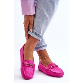 Mocassins classiques en daim pour femmes Rose Corinell 9