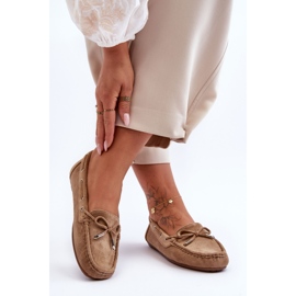 Mocassins en Daim pour Femme Marron Si Passione brun 2