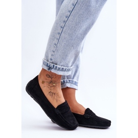 Mocassins en daim pour femme Noir Lenvie le noir 6