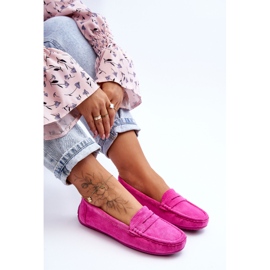 Mocassins en daim pour femme Rose Lenvie 5