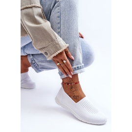 PE1 Baskets à enfiler pour femmes Blanc Lento 2