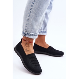 PE1 Baskets à enfiler pour femmes Noir Lento le noir 1