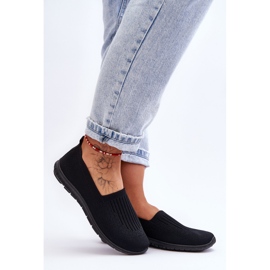 PE1 Baskets à enfiler pour femmes Noir Lento le noir 4