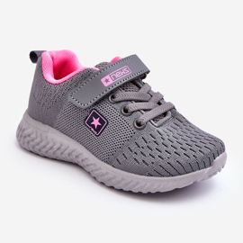 PE1 Chaussures De Sport Pour Enfants Avec Velcro Gris Brego 1 PE1 Chaussures De Sport Pour Enfants Avec Velcro Gris Brego 1