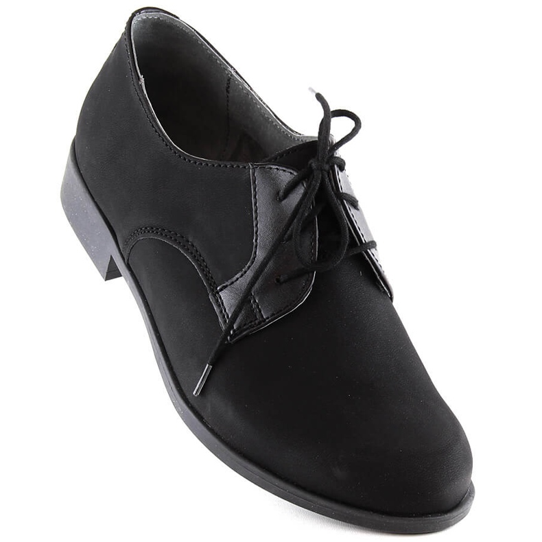 Chaussures habillées pour communion garçon noir Kornecki 6120 1