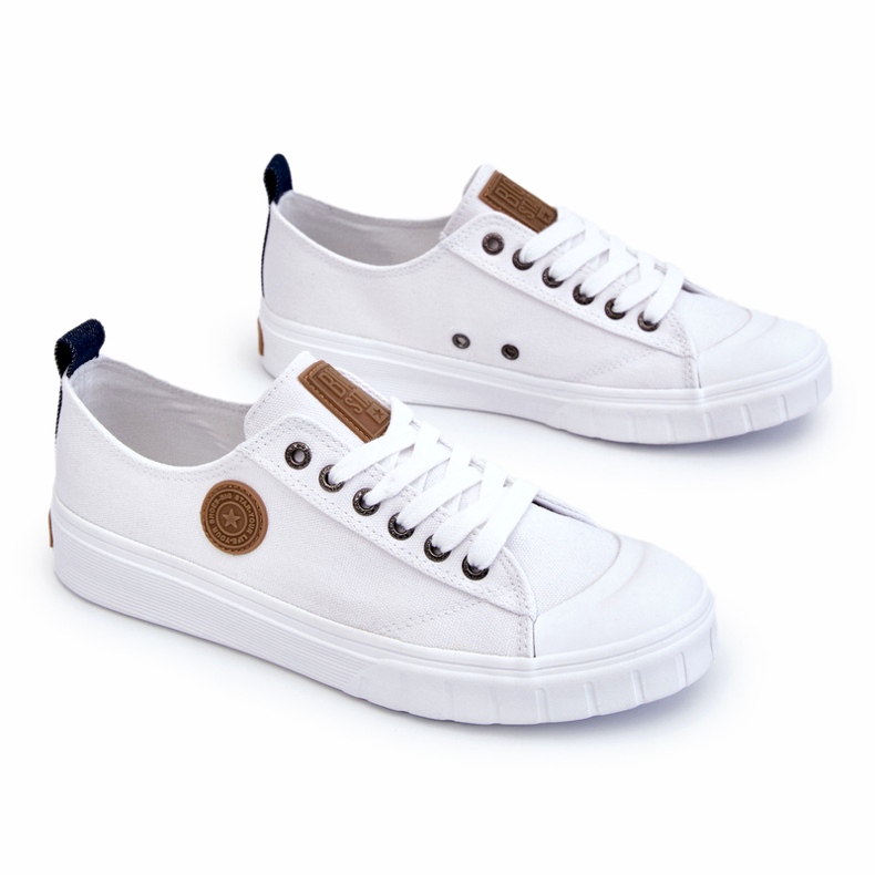 Baskets Homme Big Star LL174019 Blanc blanche 5