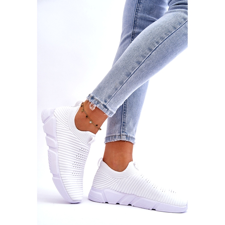 Chaussures de sport pour femmes Slip-on Big Star DD274460 Blanc 3