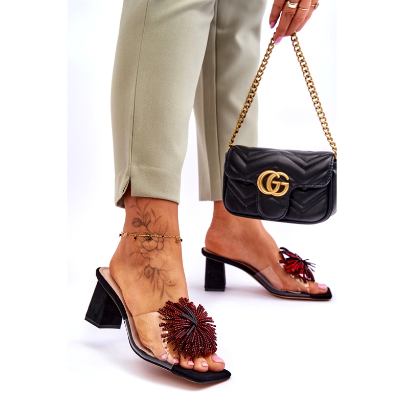 Talons hauts transparents des femmes S.Barski KV-AP658-1 noir le noir 3 Talons hauts transparents des femmes S.Barski KV-AP658-1 noir le noir 3