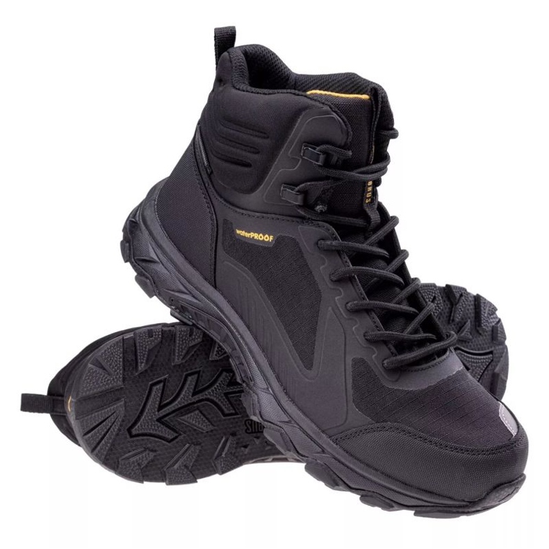Chaussures de trekking Elbrus Hixon Mid Wp C 92800442320 noir 3