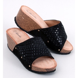 Sandales compensées Greco Noir le noir 1