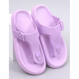 Tongs en mousse souple Sadier Violet 1