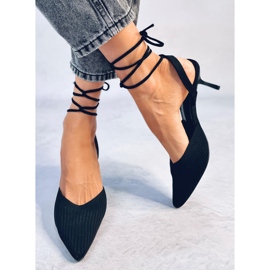 Cordier Épingles à chaussettes talon ouvert noir le noir 4