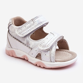 News Sandales Velcro Confortables Enfant Blanc Alaska 1