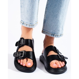 Sandales LA.FI à la mode le noir 2
