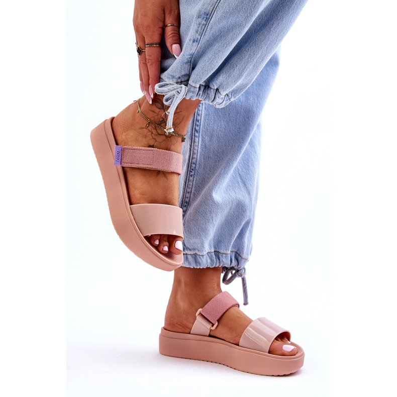 ZAXY Chaussons Vegan Velcro HH285284 rose 2