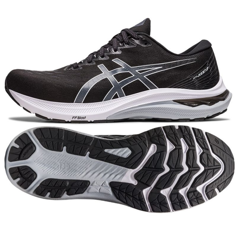 Chaussures de course Asics GT-2000 11M 1011B441 004 le noir 1
