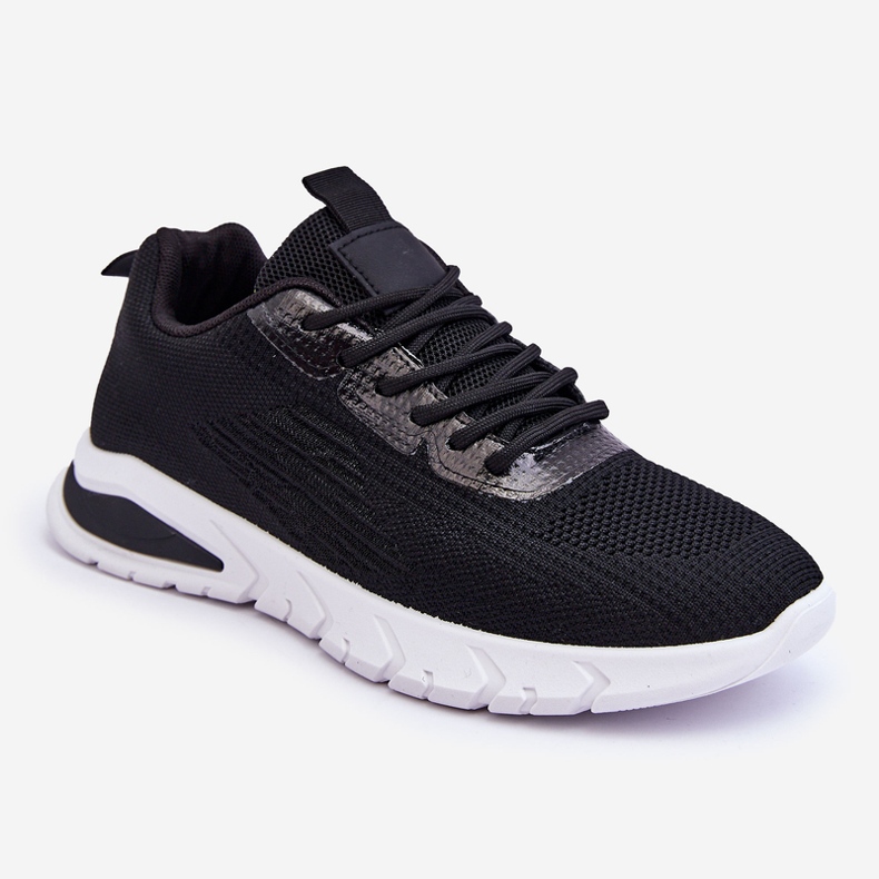 Baskets Classiques Homme Noir Et Blanc Santiago 1