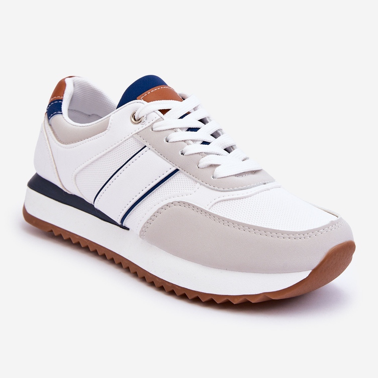 Chaussures de sport pour hommes Blanches Scotty 1