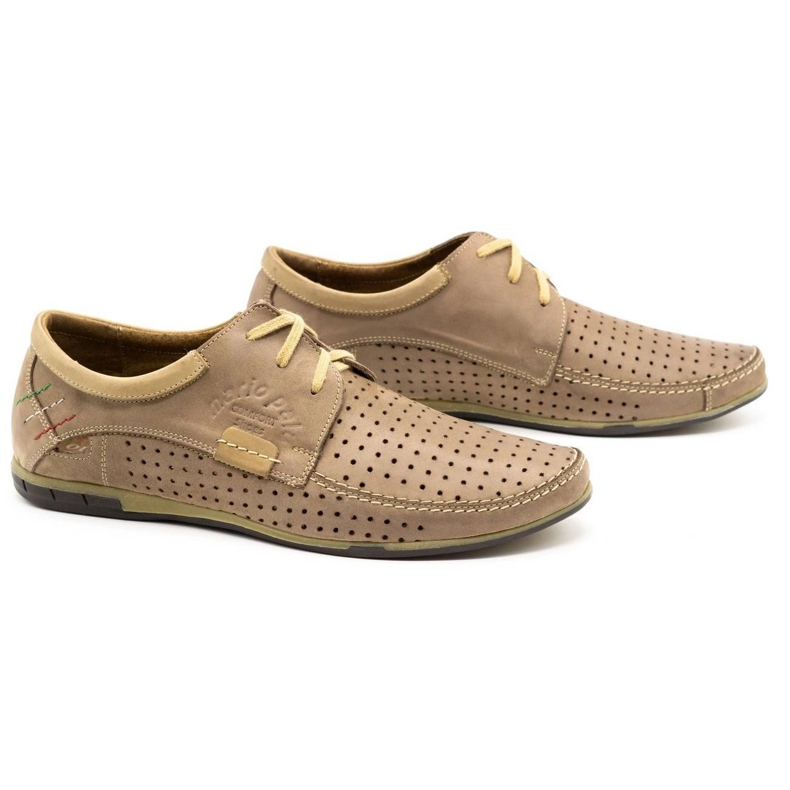 Mario Pala Chaussures ajourées homme 563 beige 2 Mario Pala Chaussures ajourées homme 563 beige 2