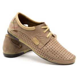 Mario Pala Chaussures ajourées homme 563 beige 3 Mario Pala Chaussures ajourées homme 563 beige 3
