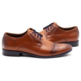 Olivier 288 Chaussures en cuir masculin marron brun 4