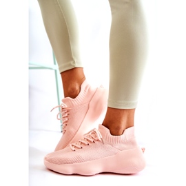 Chaussures de sport à enfiler roses pour femmes 3