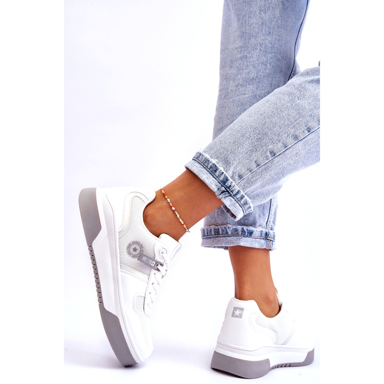 Baskets Classiques Système de Mousse à Mémoire Big Star LL274A024 Blanc 3