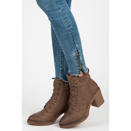 Seastar Bottines à lacets brun 4
