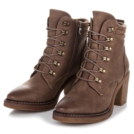 Seastar Bottines à lacets brun 3