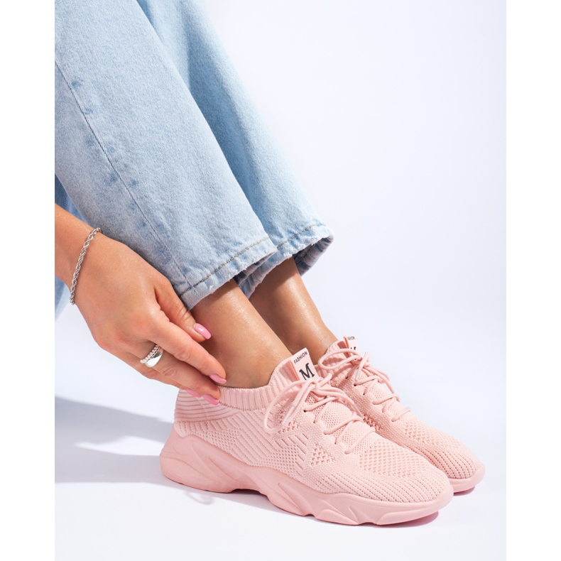 Chaussures de sport femme Shelovet roses 1