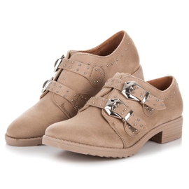 Fama Chaussures en daim brun 3