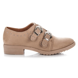 Fama Chaussures en daim brun 4