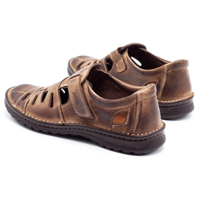 Joker Chaussures ajourées homme 501 marron brun 4