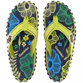 Tongs Gumbies Islander Pistache Fleurs GU-FFISL111 vert 1