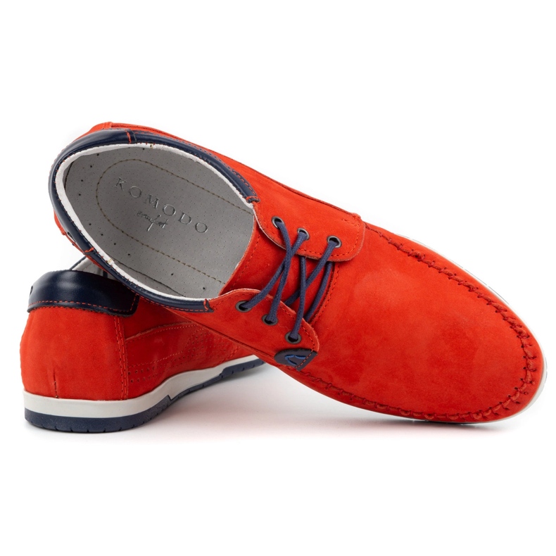 KOMODO Chaussures Mocassins homme 875 rouge 3