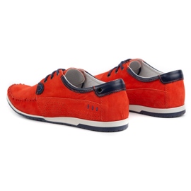 KOMODO Chaussures Mocassins homme 875 rouge 4