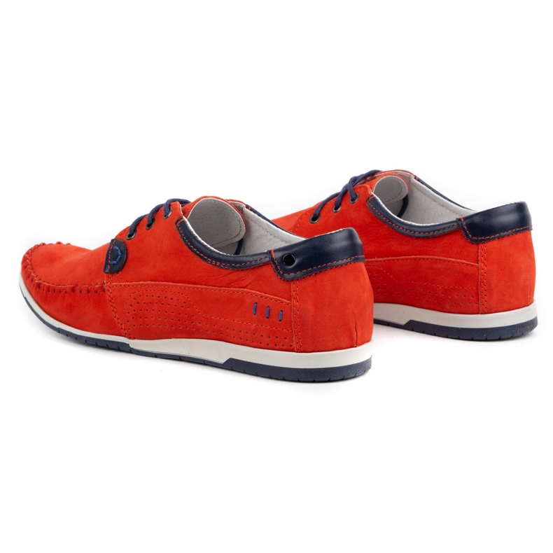 KOMODO Chaussures Mocassins homme 875 rouge 4