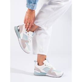 Chaussures de sport femme Shelovet multicolore blanche 1