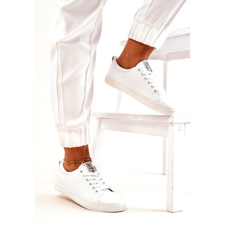 Baskets Cuir Big Star JJ274311 Blanc 7