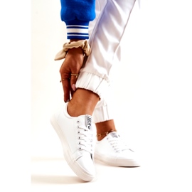 Baskets Cuir Big Star JJ274311 Blanc blanche 3 Baskets Cuir Big Star JJ274311 Blanc blanche 3