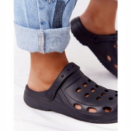 Flameshoes Slippers de mousse noire féminine Eva Black 1