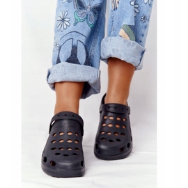 Flameshoes Slippers de mousse noire féminine Eva Black le noir 4