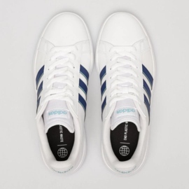 Chaussures Adidas Grand Court Base 2.0 M HP2578 blanche 1