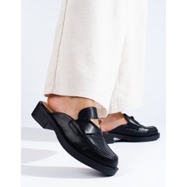 Mules Shelovet noires pour femmes 1