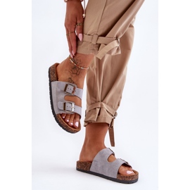 Sandales à enfiler Cortina grises pour femmes 2 Sandales à enfiler Cortina grises pour femmes 2