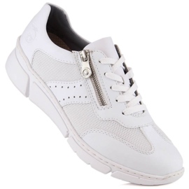 Chaussures de sport confortables Rieker W RKR592 blanc blanche 1